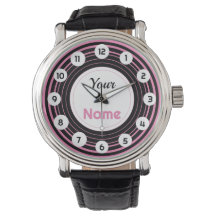 Personalised Pink hypnosis Watch