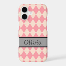 Personalised Pink iPhone Case For All Models