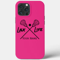 Personalised Pink LAX (Lacrosse) Life