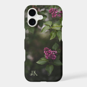 Personalised Pink Lilac Floral Monogram