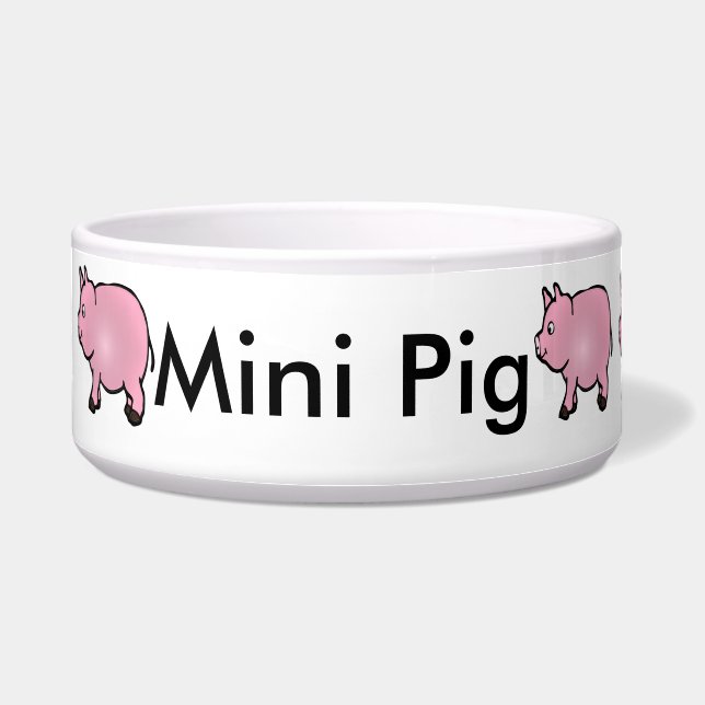 Personalised Pink Mini Pig (Front)