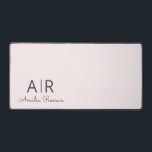 Personalised Pink Monogram Desk Mat<br><div class="desc">Transform your workspace with our Personalised Pastel Pink Monogram Desk Mat. This stylish desk mat features a soft pastel pink design with your custom initial and name, offering both elegance and practicality. Protect your desk surface while adding a touch of personalised charm to your office or home workspace. Ideal for...</div>