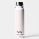 Personalised Pink Monogram Water Bottle<br><div class="desc">Stay hydrated in style with our Personalised Pastel Pink Monogram Water Bottle. This elegant bottle features a soft pastel pink design with your custom initial and name, making it a unique and personal accessory for your daily hydration needs. Perfect for the gym, office, or on-the-go, this bottle combines functionality with...</div>