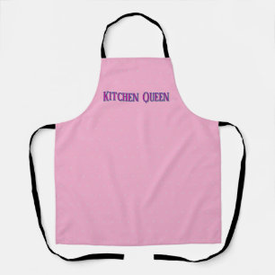 Personalised Pink Pastel Apron - Custom Text