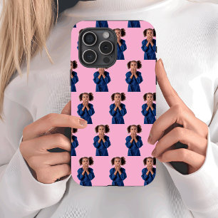 Personalised Pink Photo Collage Kids Birthday  iPhone 15 Pro Case