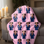 Personalised Pink Photo Collage Kids Birthday  Sherpa Blanket<br><div class="desc">Celebrate your child's special day with this personalised pink photo collage birthday blanket. Add your favourite photos and a custom birthday message to create a cosy and heartwarming keepsake. Made from soft, high-quality material, this blanket is perfect for snuggling, decorating a room, or making memories extra special. A thoughtful gift...</div>