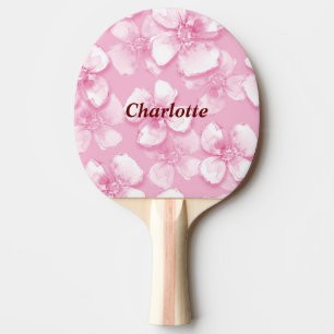 Personalised Pink   Ping Pong Paddle