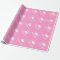 Personalised pink princess crown wrapping paper