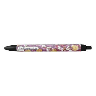 Personalised Pink purple butterflies pen