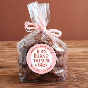 Personalised Pink Red Valentine Sticker