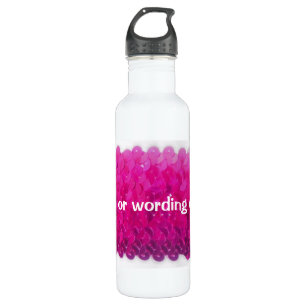 Personalised Pink Sequins Template 710 Ml Water Bottle