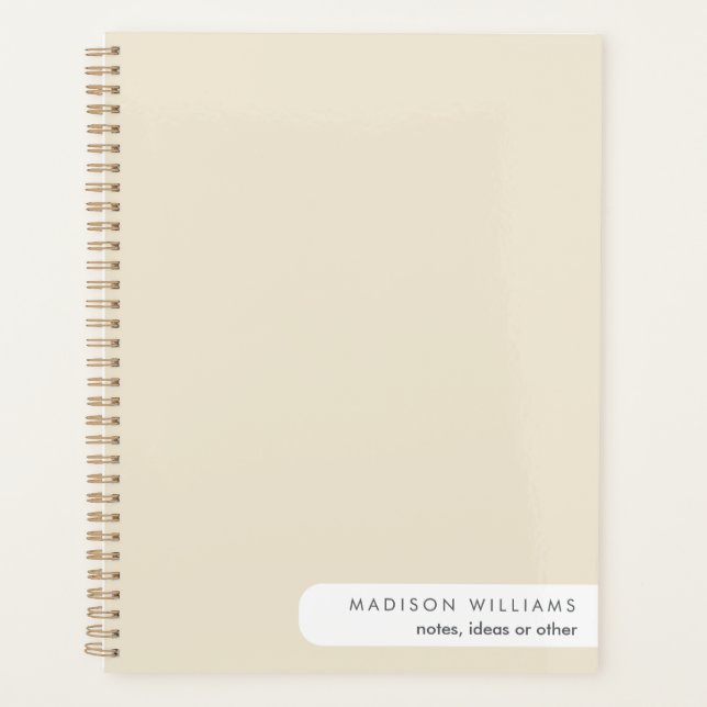 Personalised Pink Spiral Notebook –Custome Planner (Front)