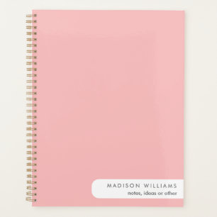 Personalised Pink Spiral Notebook –Custome Planner