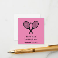 Personalised Pink Tennis Racket