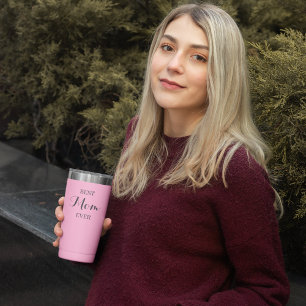 Personalised Pink Thermal Tumbler - Travel Mug