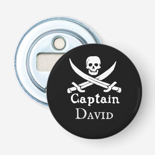 Personalised Pirate Captain Bottle Opener