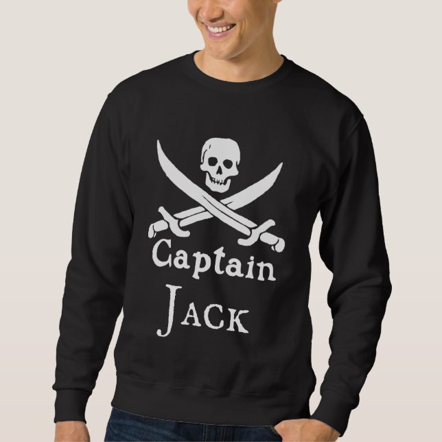 Personalised Pirate Captain Sweatshirt (Front)