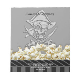 Personalised Pirate Party Notepad