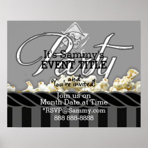 Personalised Pirate Party Poster