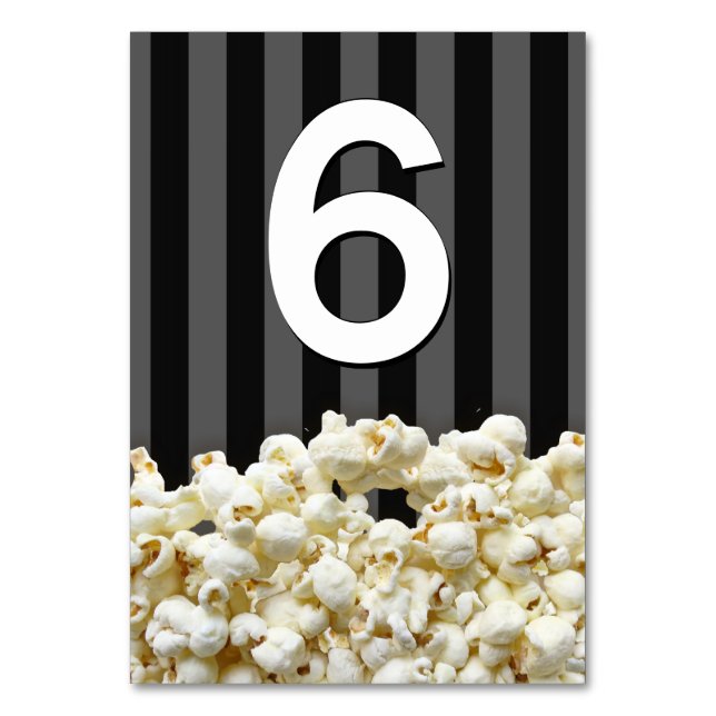 Personalised Pirate Party Table Number (Back)