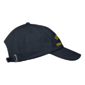 Personalised pirate sailing skipper embroidered hat (Right)
