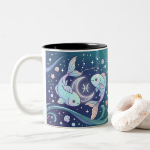 Personalised Pisces Zodiac Mug