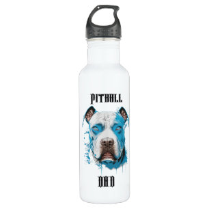 Personalised Pitbull Dad 710 Ml Water Bottle
