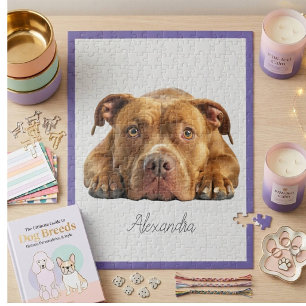 Personalised Pitbull Jigsaw Puzzle
