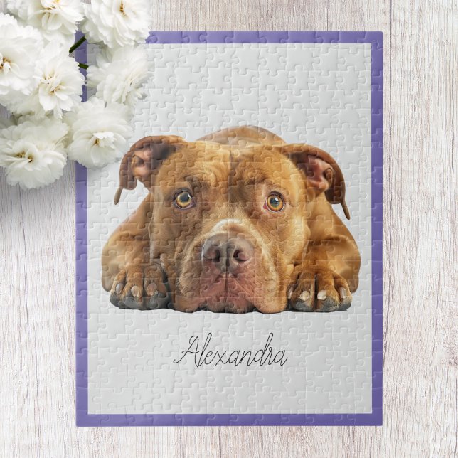 Personalised Pitbull Jigsaw Puzzle (Creator Uploaded)
