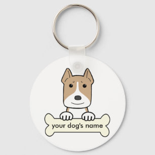Personalised Pitbull Key Ring