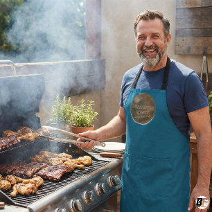 Personalised Pitmaster Henry BBQ Custom Name & Lea Apron