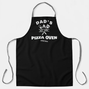 Personalised Pizza Apron, Dad apron, Pizza oven Apron