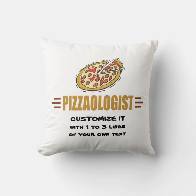 Personalised Pizza Cushion (Front)