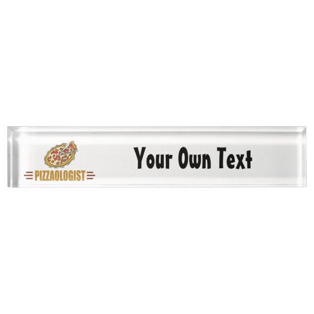 Personalised Pizza Nameplate (Front)