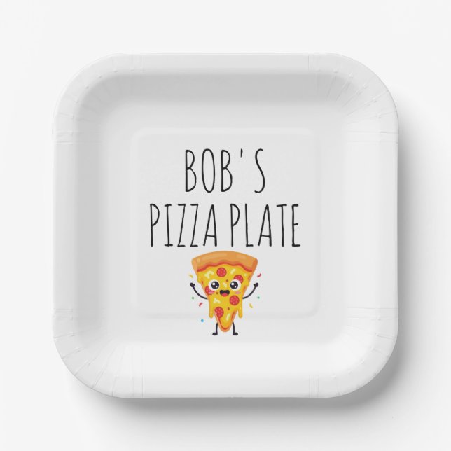 Personalised Pizza Plate (Front)