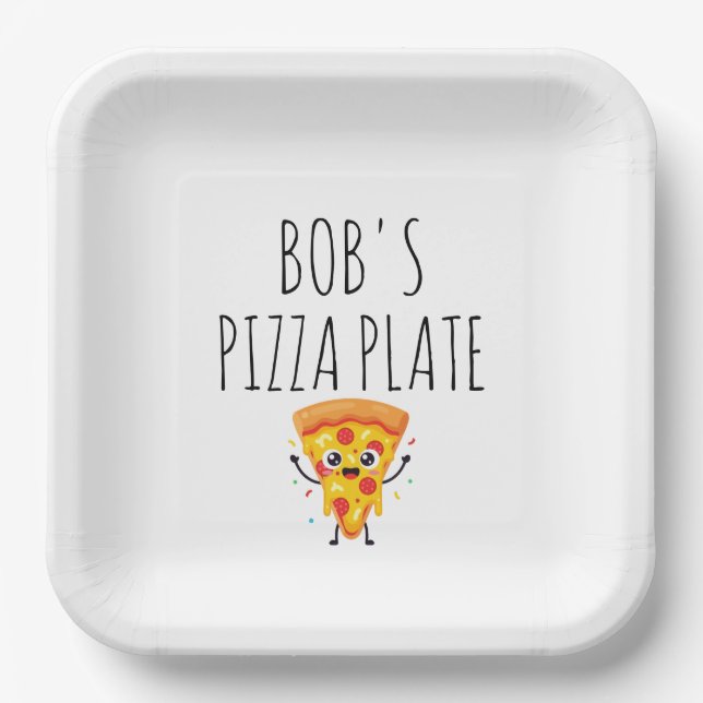 Personalised Pizza Plate (Front)