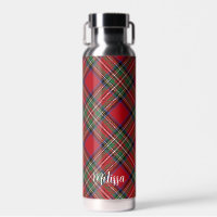 Personalised Plaid Red Green Clan Stewart Tartan