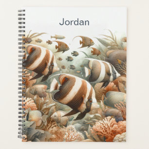 Personalised Planner, Tropical Fish  Planner