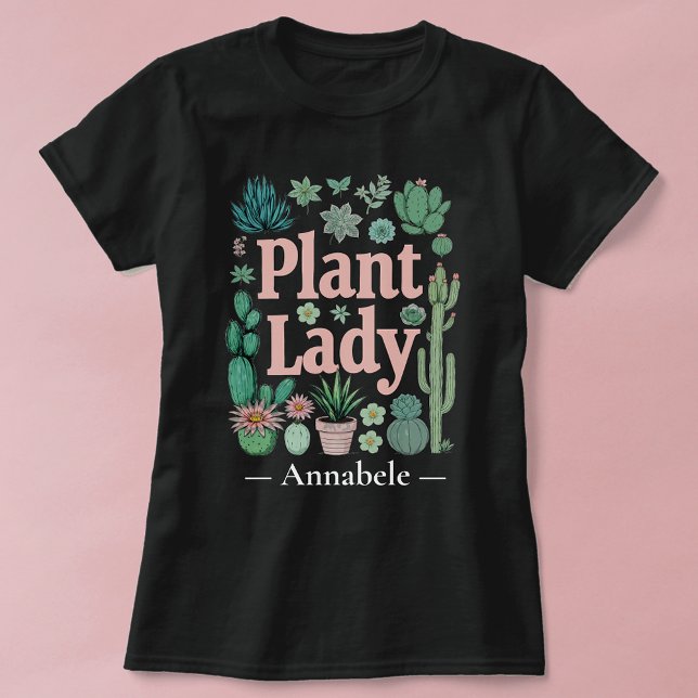 Personalised Plant Lady T-Shirt (Creator Uploaded)
