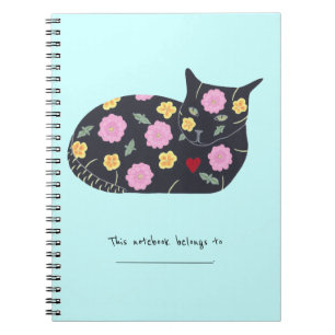 Personalised Plants deemed safe for Cats Notebooks