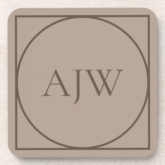 Personalised plastic coasters (Front)
