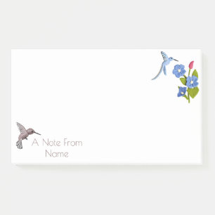 Personalised Playdoh Hummingbird Post Its  Post-it Post-it Notes