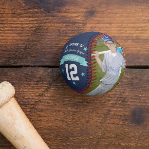 Personalised Player Photo & Team Roster Baseball