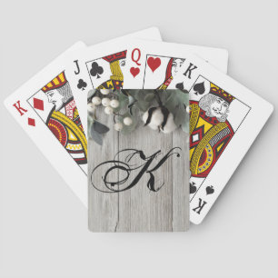 Personalised Playing Cards cotton plant berries