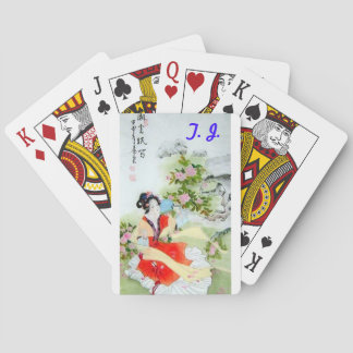 Personalised Playing cards with Chinese Motif
