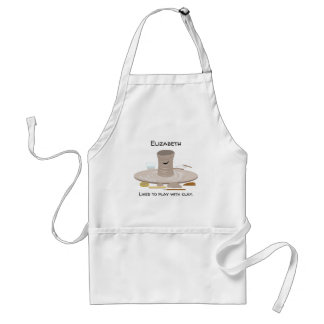 Personalised Plays With Clay Pottery Apron