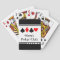 Personalised poker club playing cards with suits