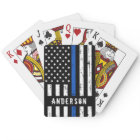 Personalised Police Flag Thin Blue Line