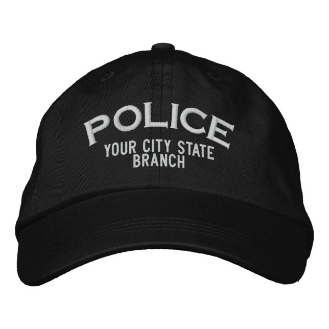 Personalised Police Hat (Front)
