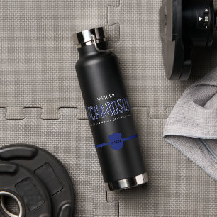 Personalised Police Law Enforcement Officer Gifts Water Bottle